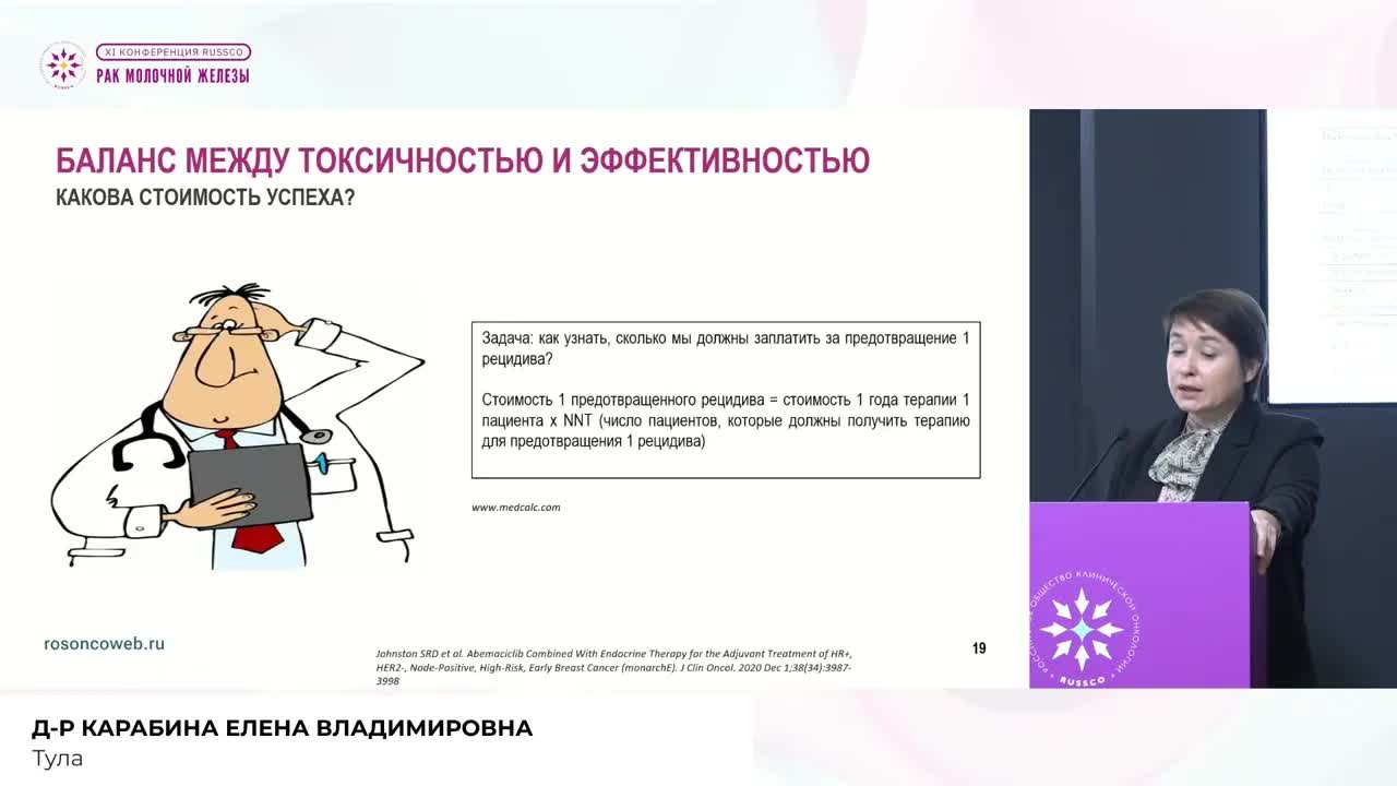 Насущные вопросы адъювантной терапии РМЖ в реальной клинической практике