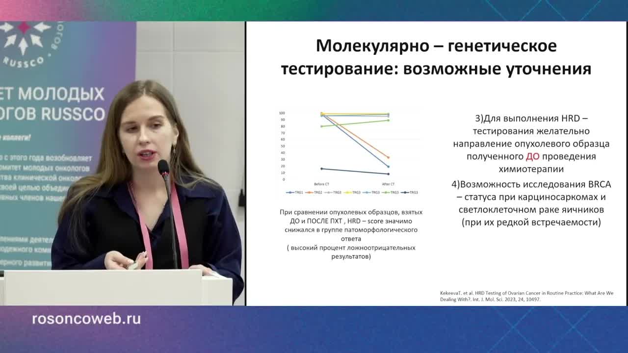 Представление обновленных рекомендаций по лечению онкогинекологических заболеваний (Тесленко К.Н.)