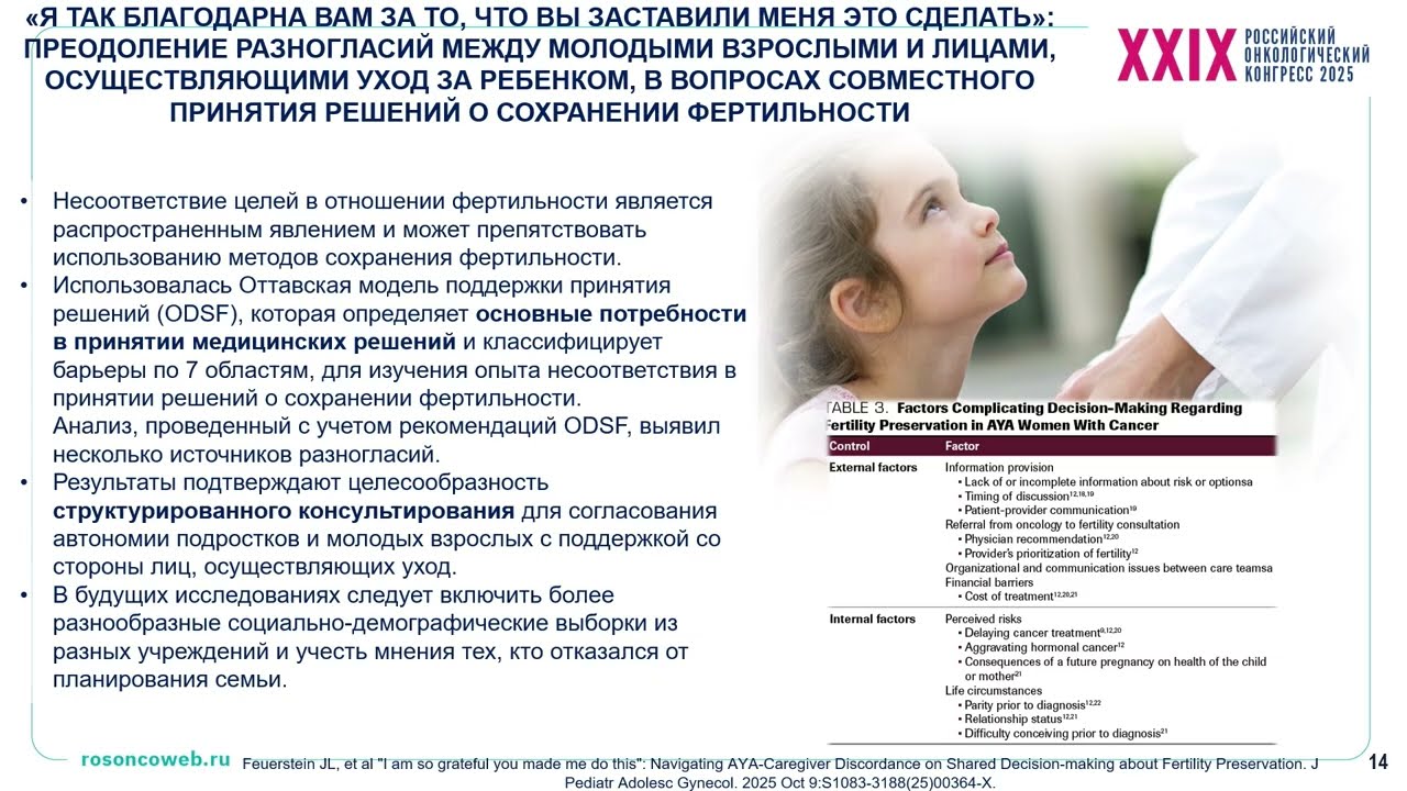 Анализ клинических рекомендаций по реализации репродуктивной функции у онкологических больных