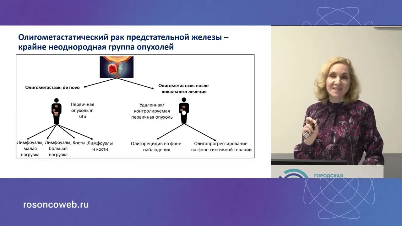 Лечение олигометастатического рака предстательной железы