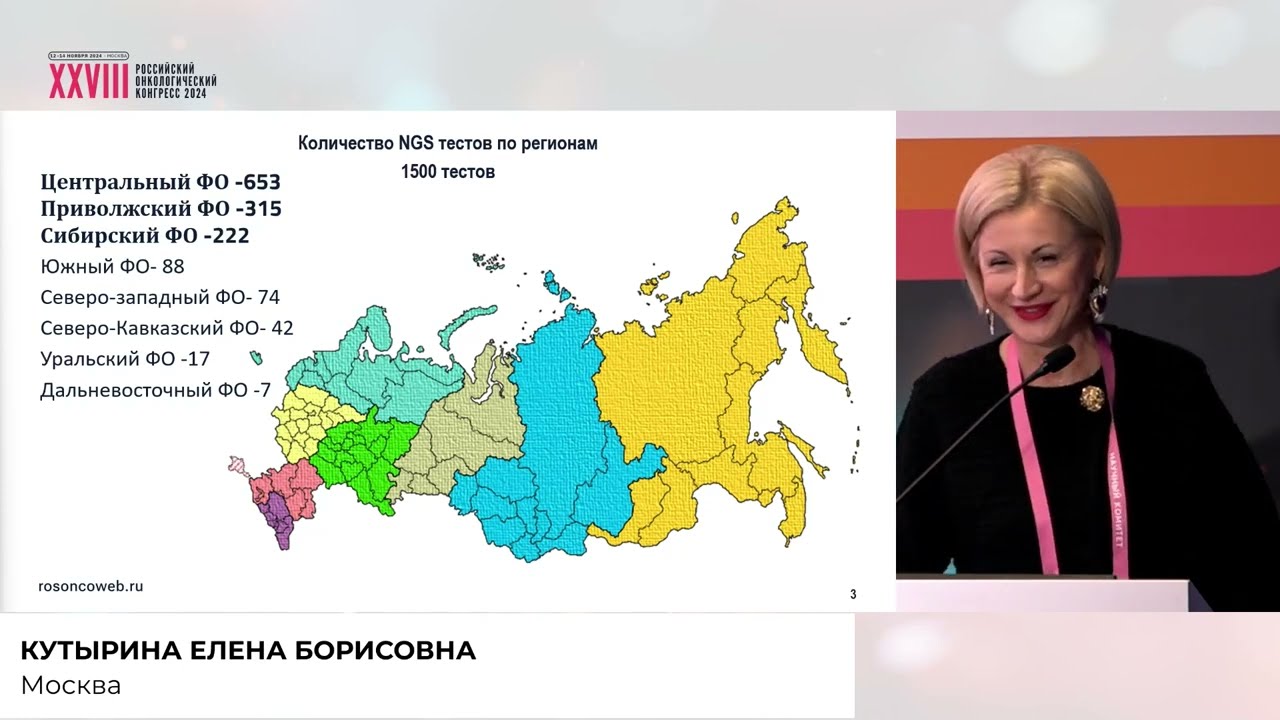 Таргетное секвенирование ткани опухоли больных немелкоклеточным неплоскоклеточным раком легкого в РФ