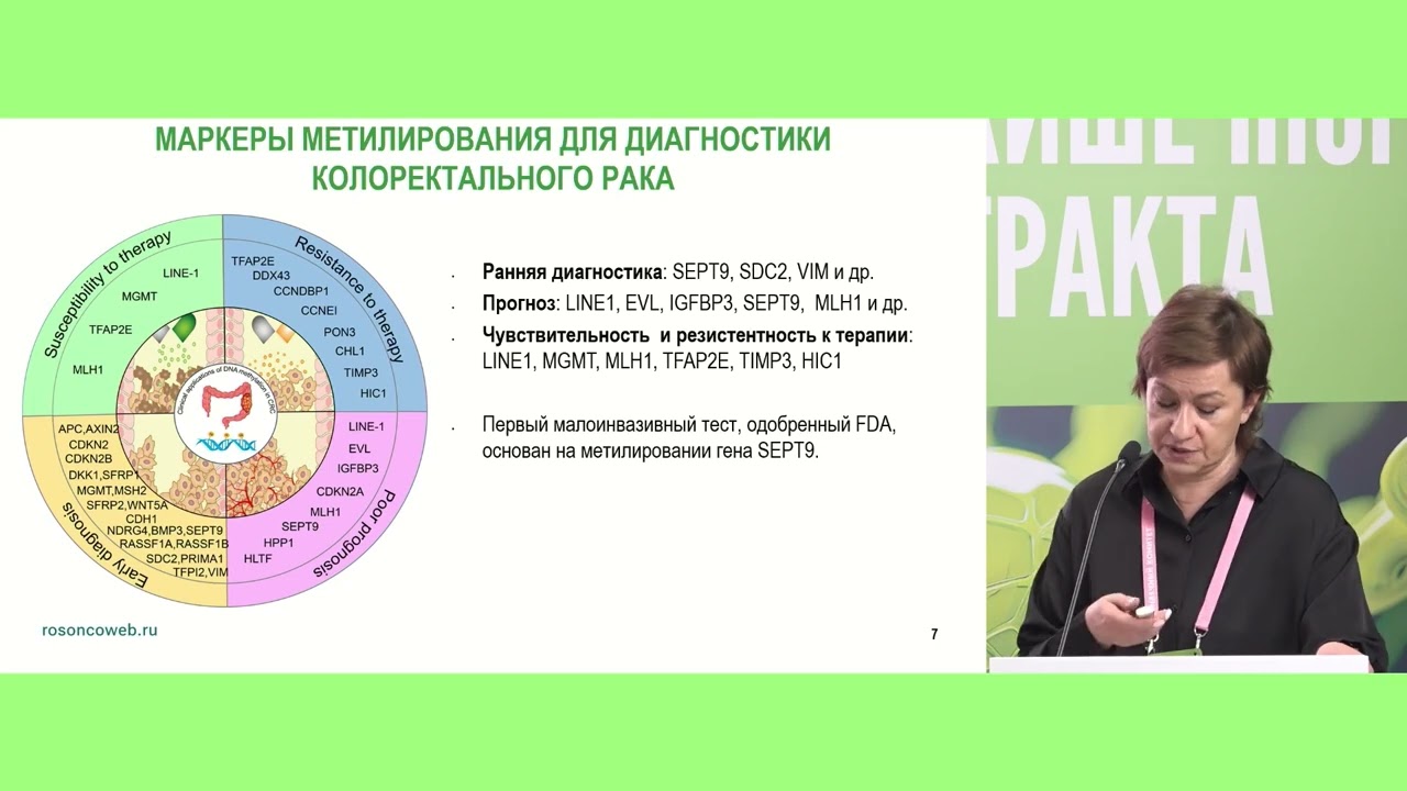 Роль эпигенетических маркеров при колоректальном раке. Мнение биолога