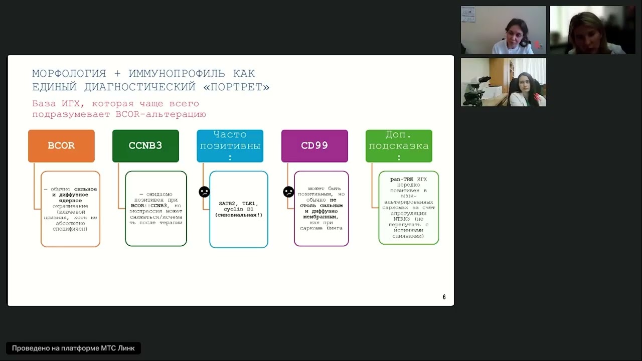 Редкие опухоли. CIC и BCOR саркомы (вебинар 26 января 2026)