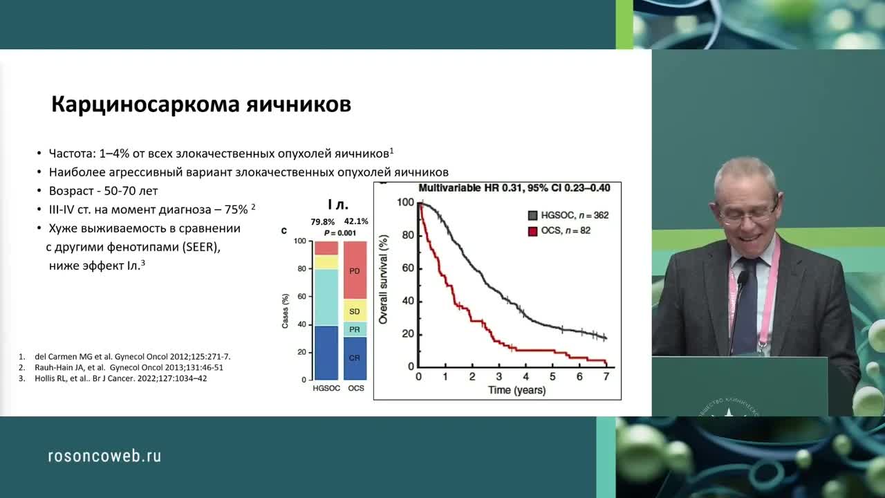 Лечение карциносарком яичников