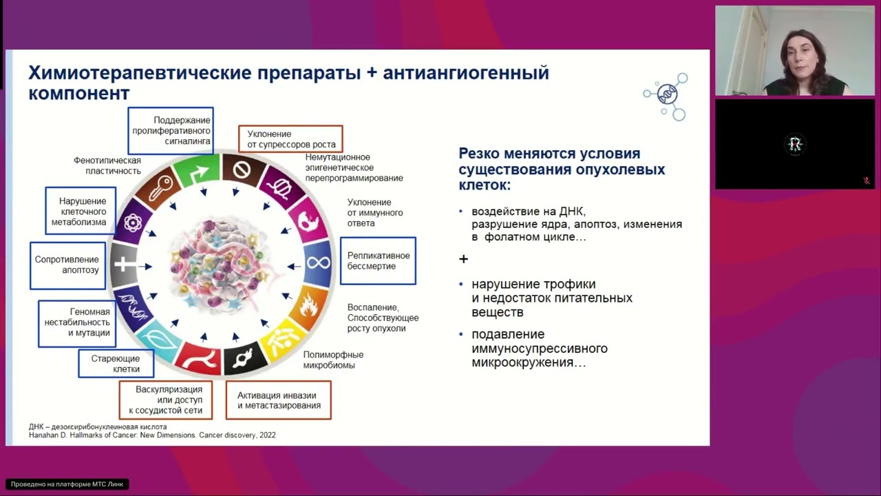 Подходы к выбору комбинаторного партнера в комбинированных схемах лечения 1-й линии НМРЛ (22 мая)