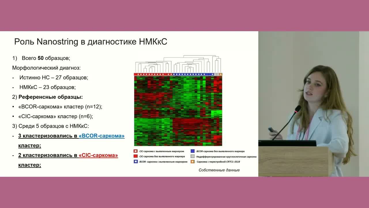 Особенности диагностики и клинического течения сарком с аберрациями генов CIC и BCOR