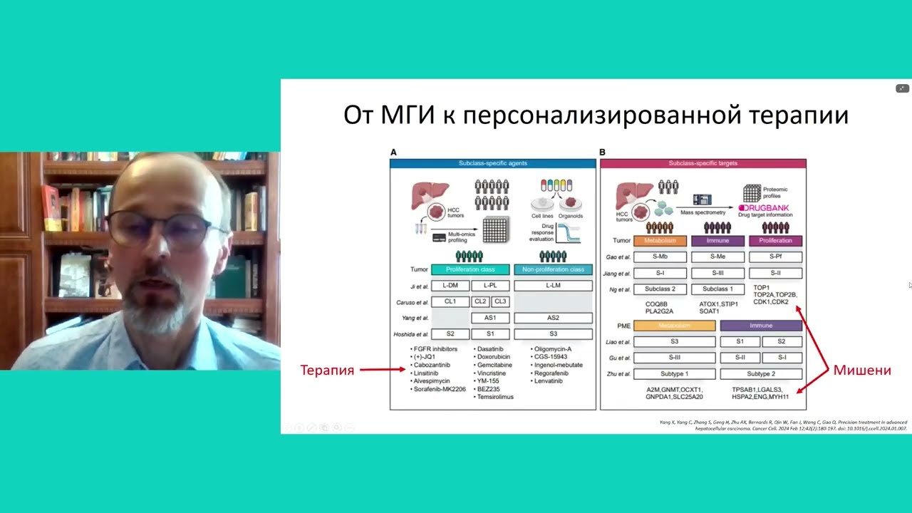 Влияние молекулярно-генетической классификации на выбор лечения: гепатоцеллюлярный рак