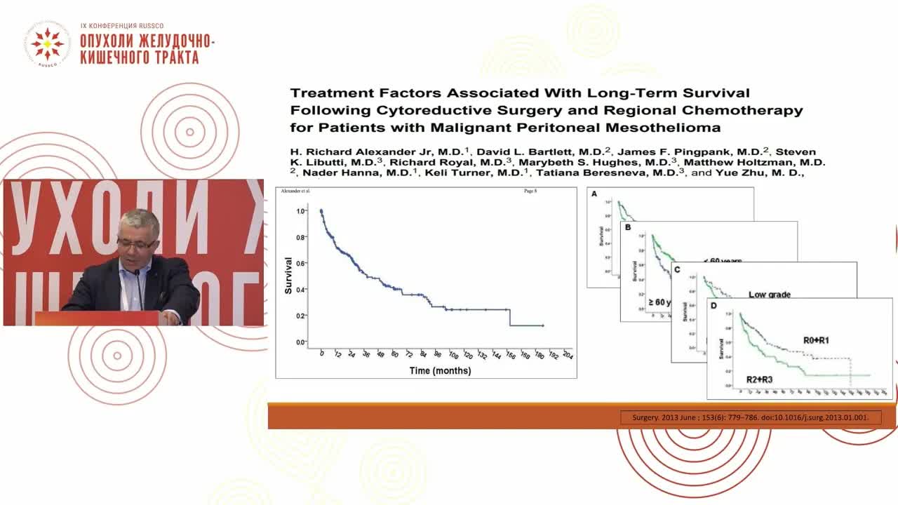 Выбор оптимальной тактики при мезотелиоме брюшины: возможности хирургии