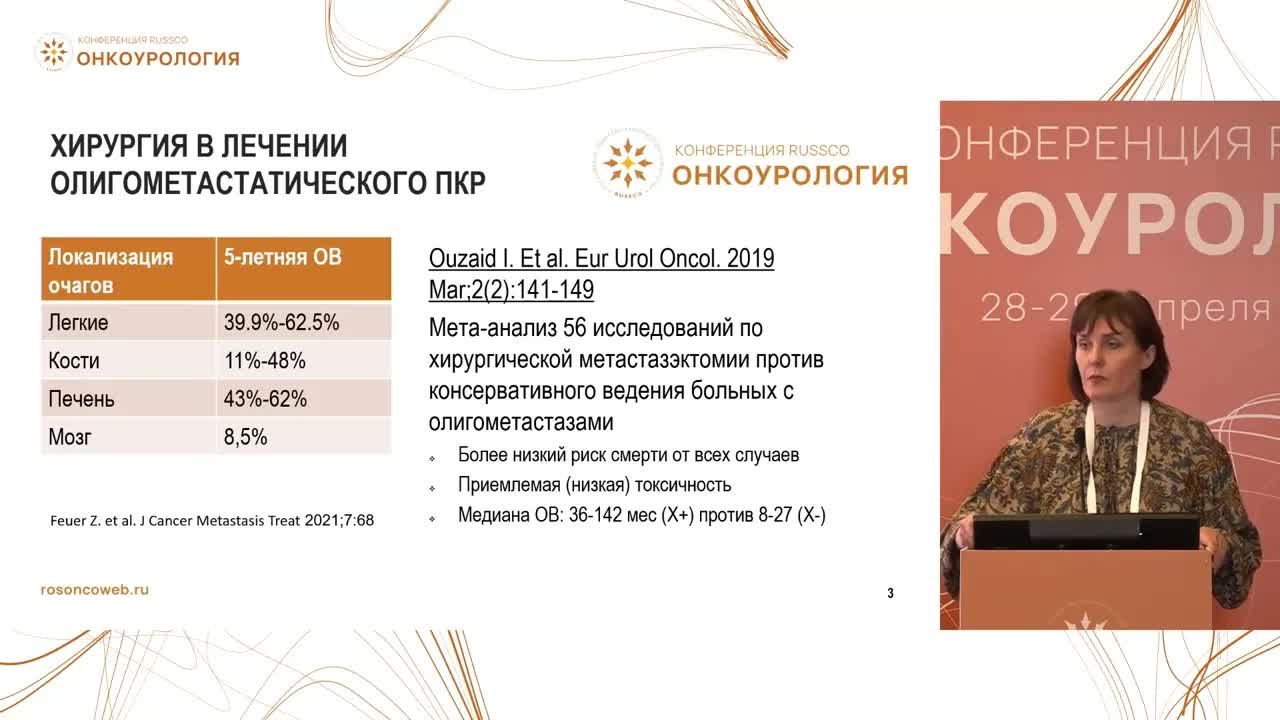 Особенности лечения олигометастатического рака почки. Локальные методы