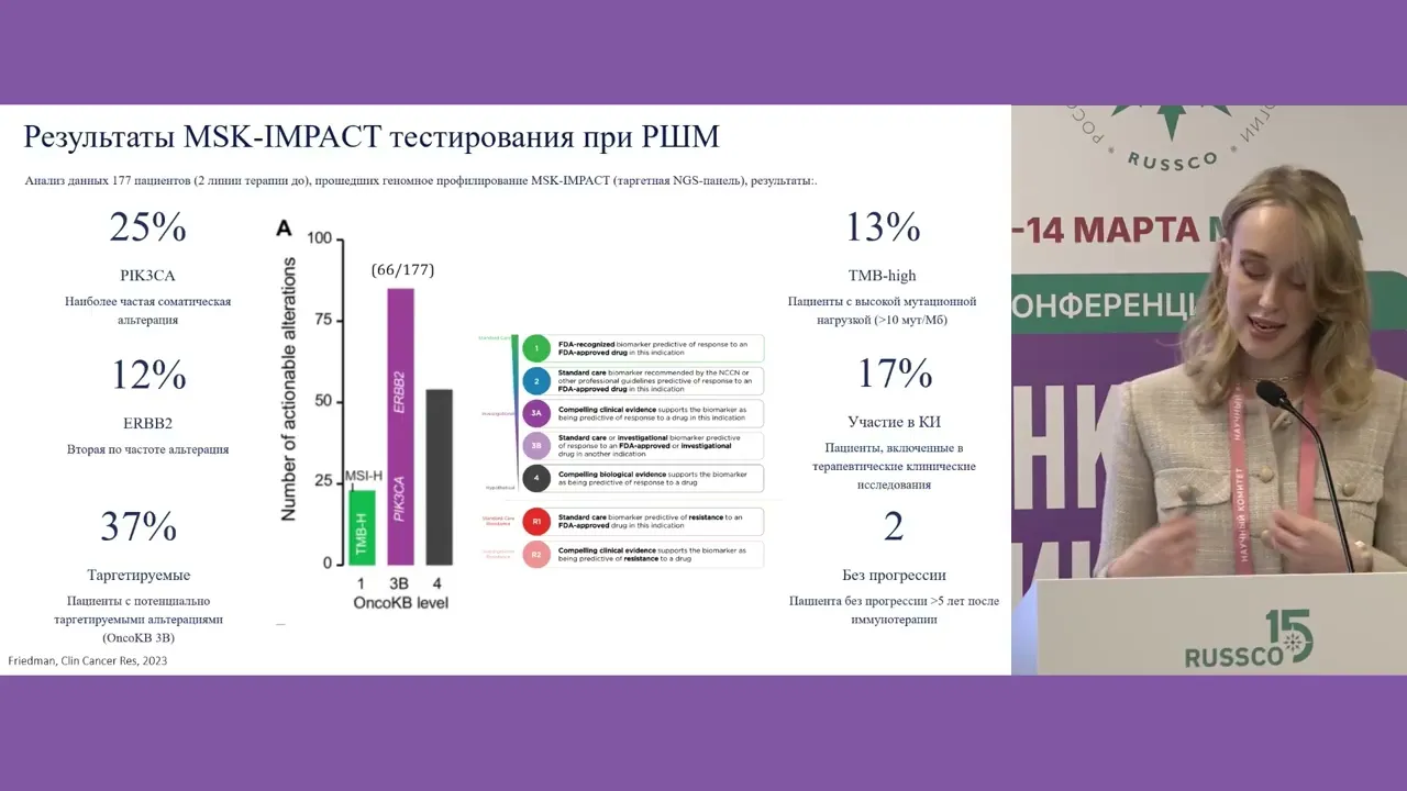 Поздние линии терапии РШМ. Можно ли надеяться на молекулярное профилирование для выбора терапии