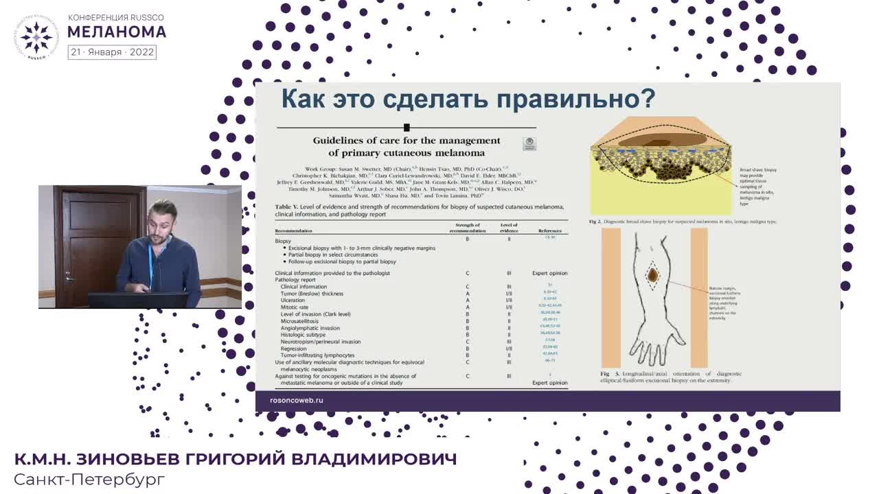 Хирургическое лечение ранней меланомы и будущее БСЛУ при новых достижениях адъювантной терапии и тонкой меланоме