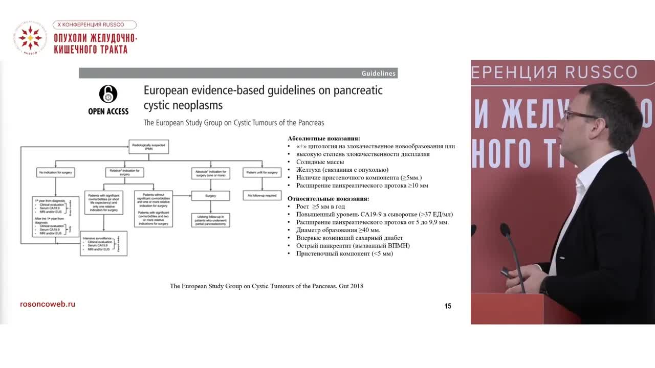 Кистозные опухоли поджелудочной железы: ОПЕРИРОВАТЬ НЕЛЬЗЯ ЖДАТЬ. Где поставить запятую?